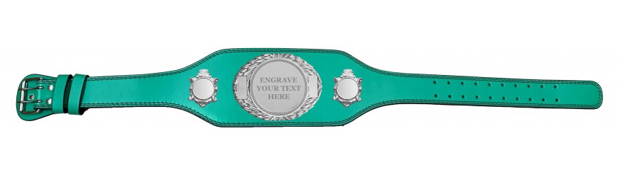 CHAMPIONSHIP BELT - BUD295/S/ENGRAVES - AVAILABLE IN 4 COLOURS